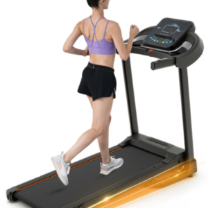 Compact Easy‑Fold Treadmill with LED Display & Shock Absorption